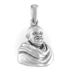 Neem Karoli Baba Sterling Silver Pendant - JAI HO INDIA