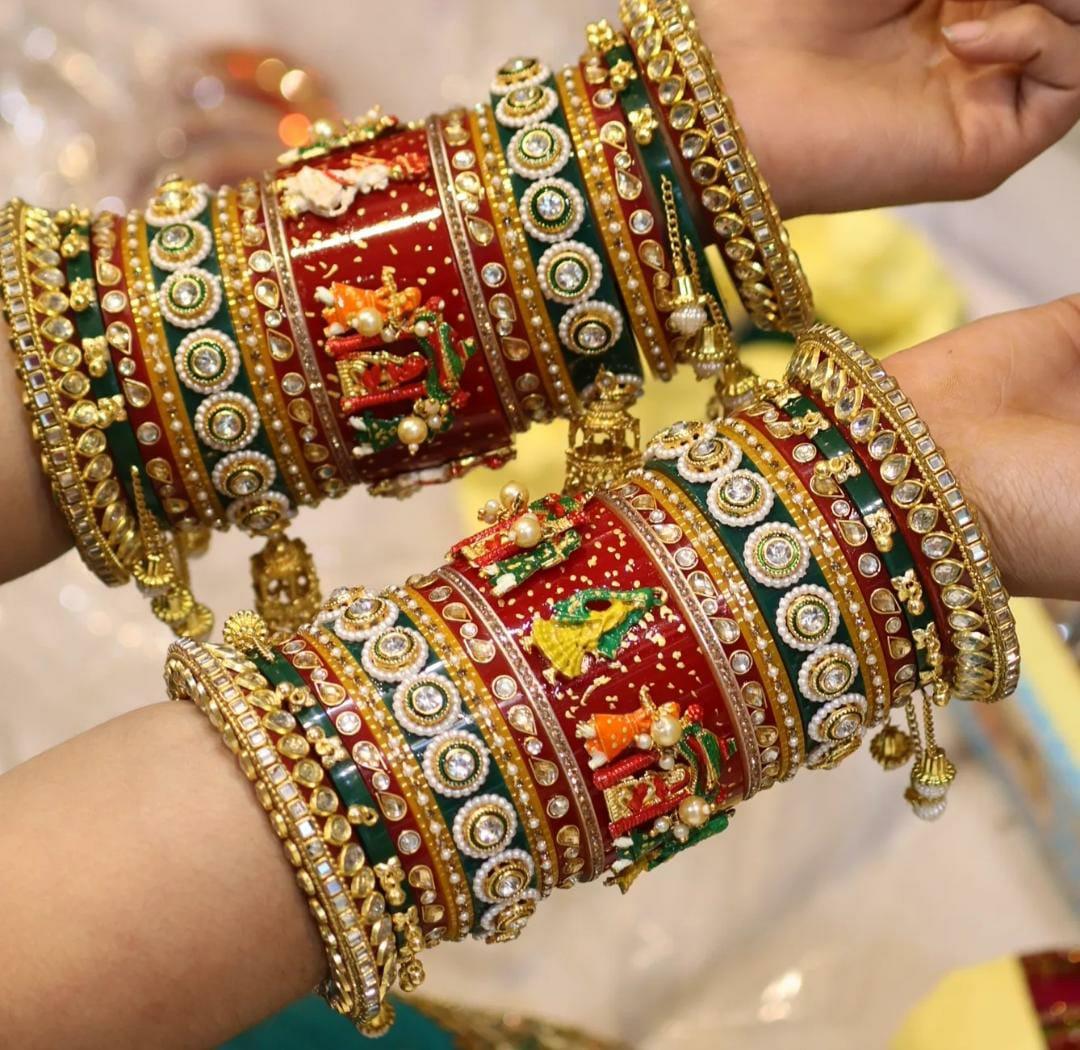 Doli Bridal Choodas Wedding Bangles Set - JAI HO INDIA