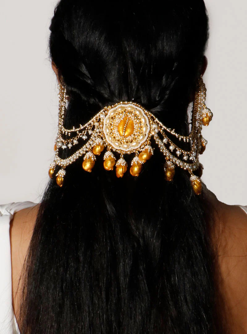 Elegant Choti Jadai Billai Hair Brooch