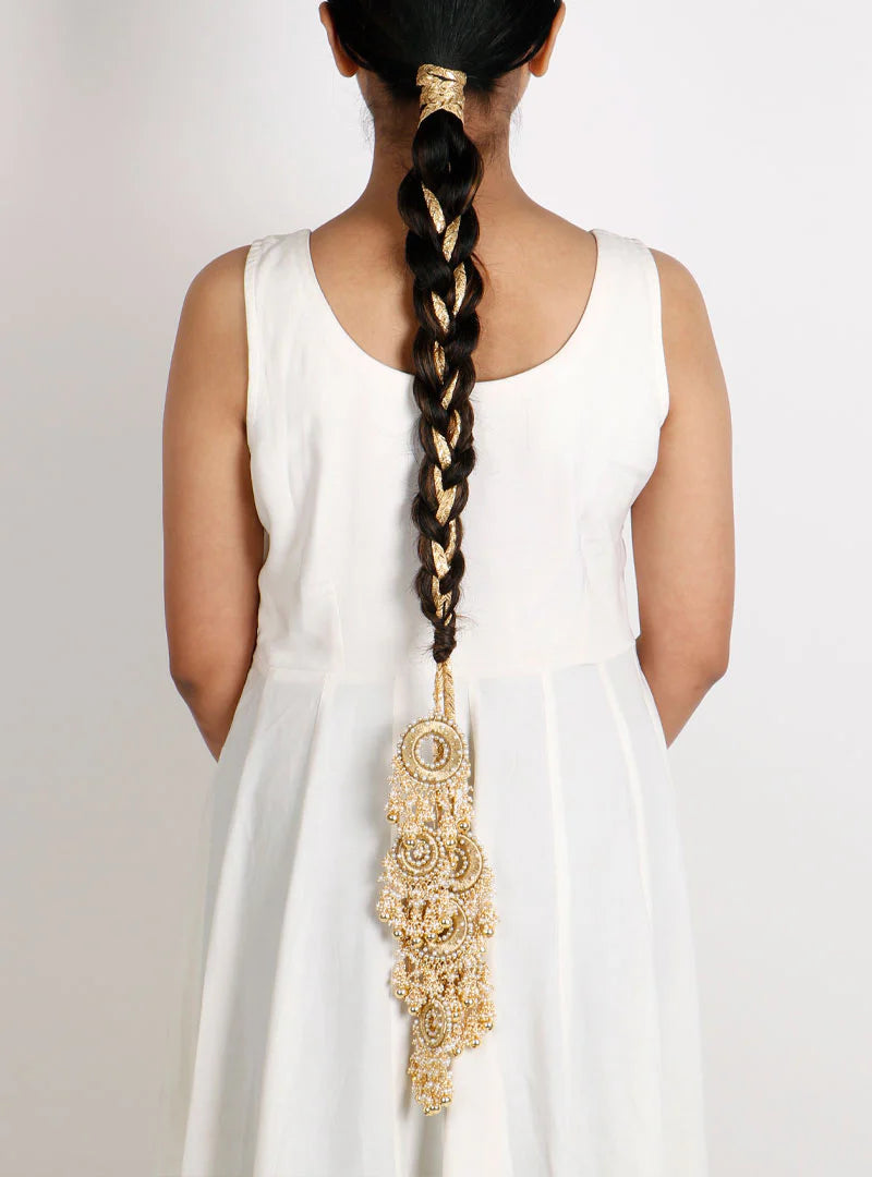 Traditional Heavy Ghungroo Parandi Hair Accessory