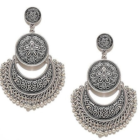 Afghani Tribal Oxidized Earrings