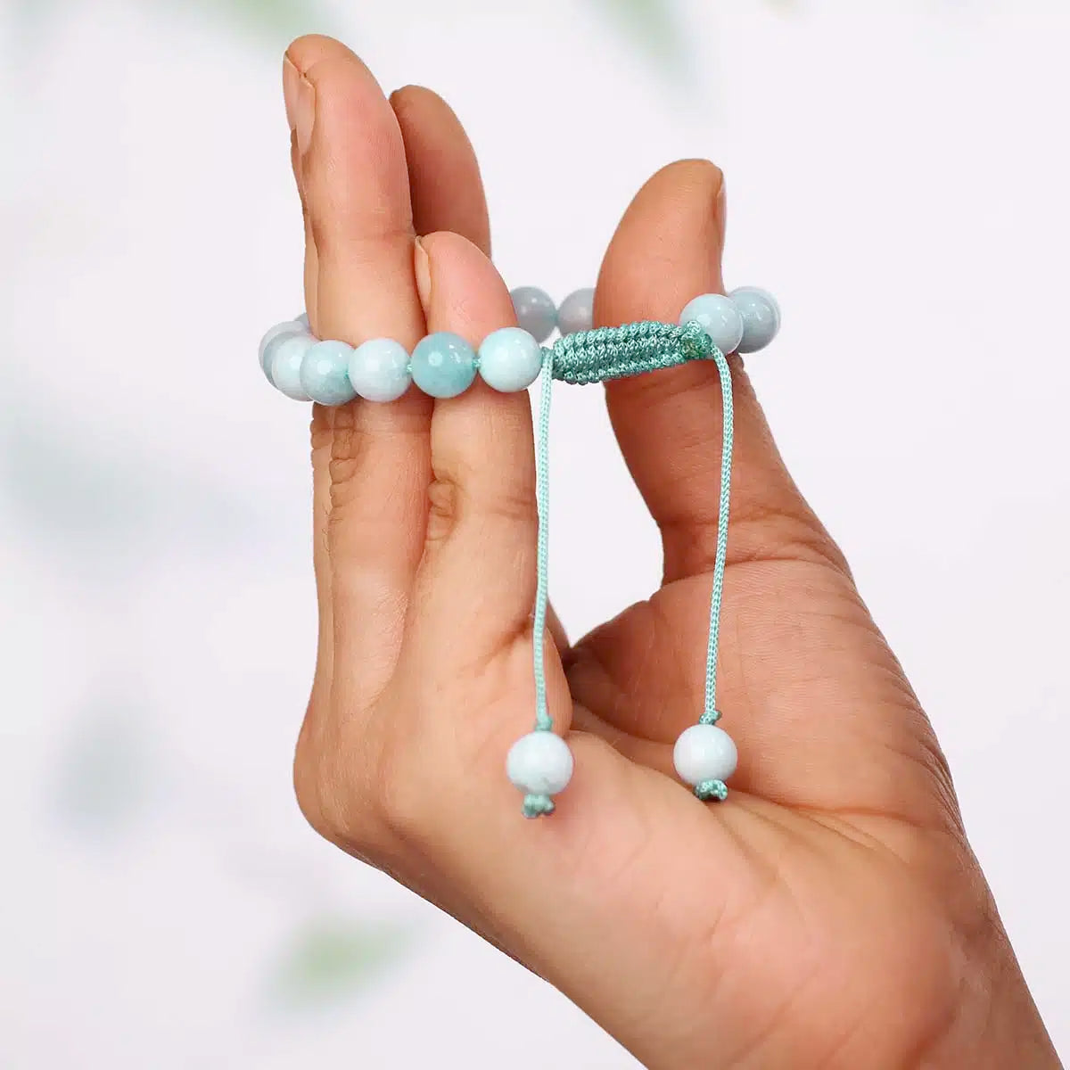 Aquamarine Thread Bracelet