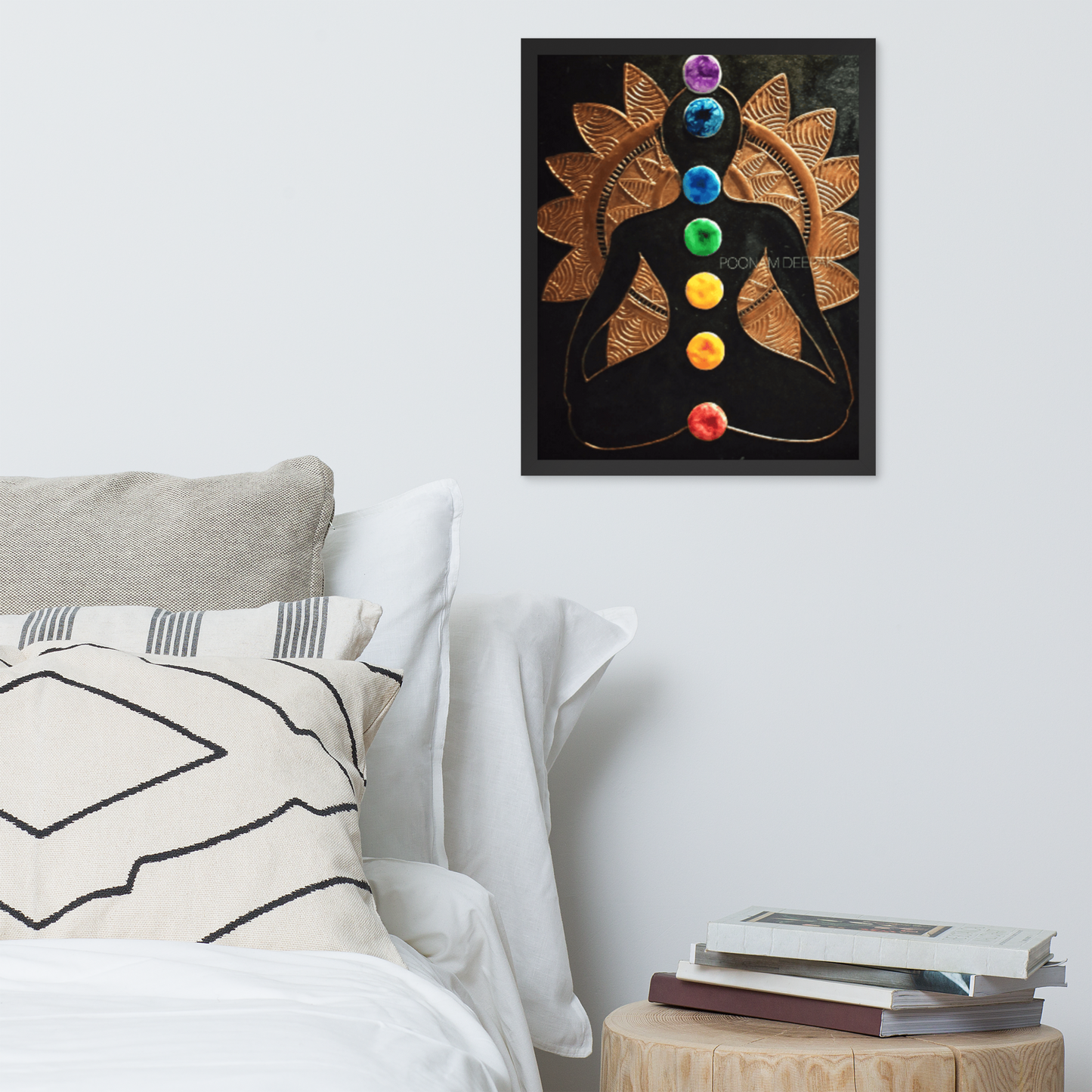 The Chakra Cone Art 3D Acrylic Original Painting By Poonam Deepak Wadhawan