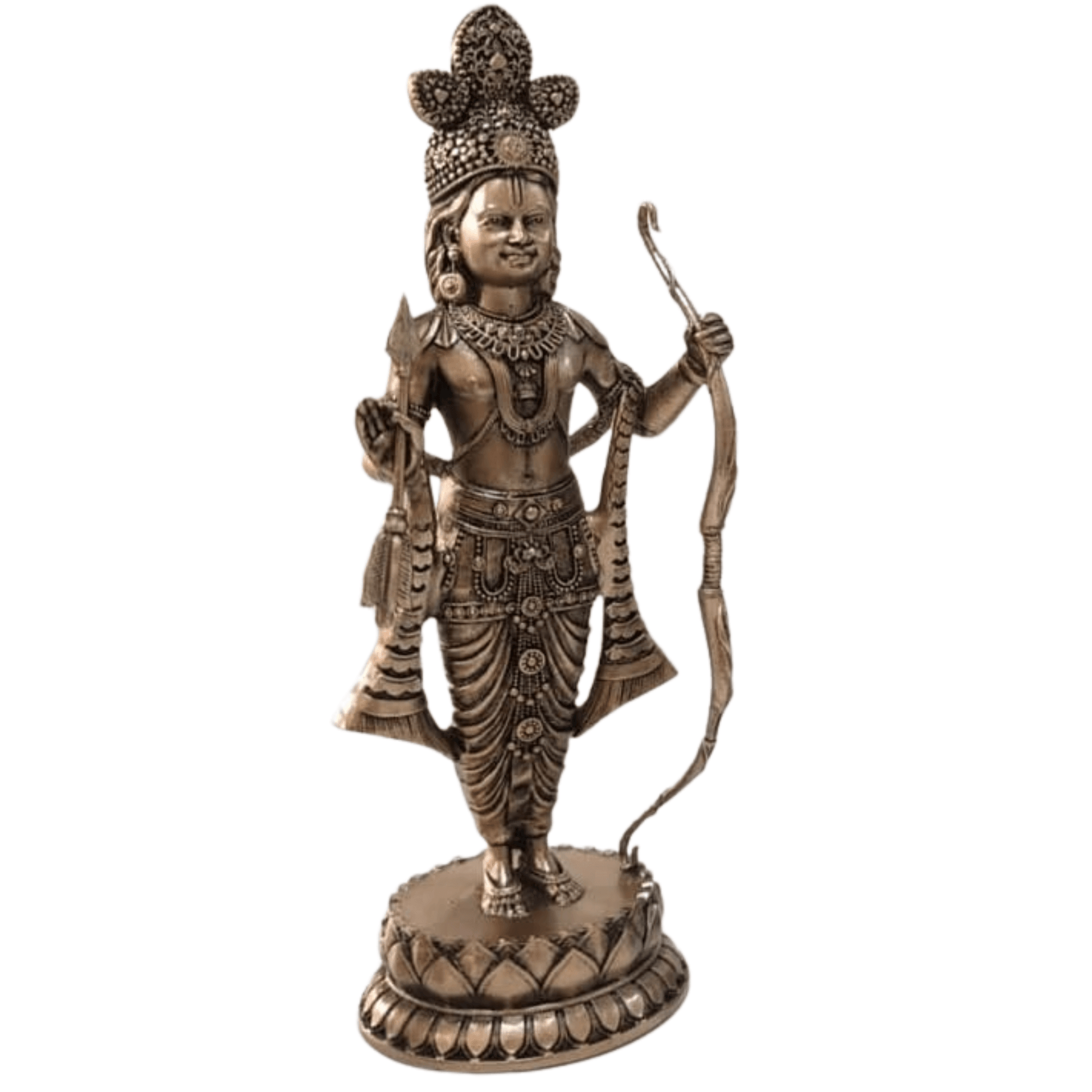 Ram Lalla Statue Idol Shree Ram Ayodhya Temple Shri Ram Lalla Idol 6.4 inches - JAI HO INDIA