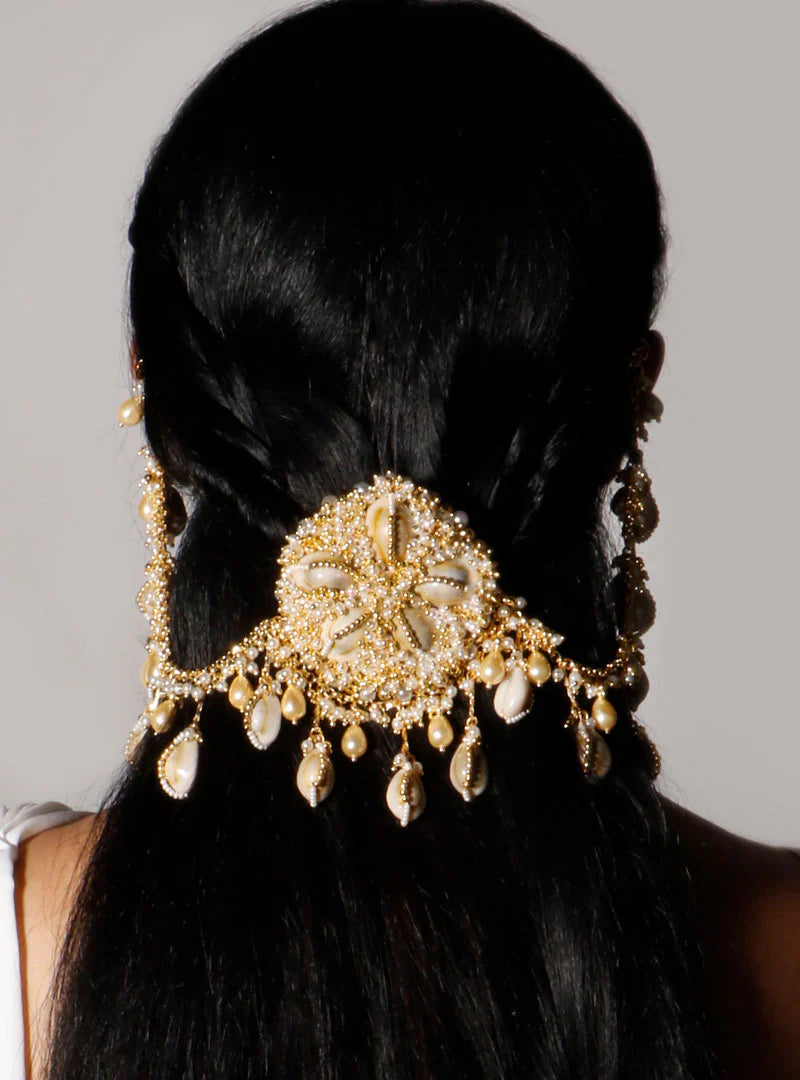 Beautiful Mattal Hair Brooch Accessory