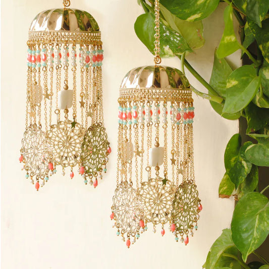 Beautiful Dainty Bridal Kaleera With Charms