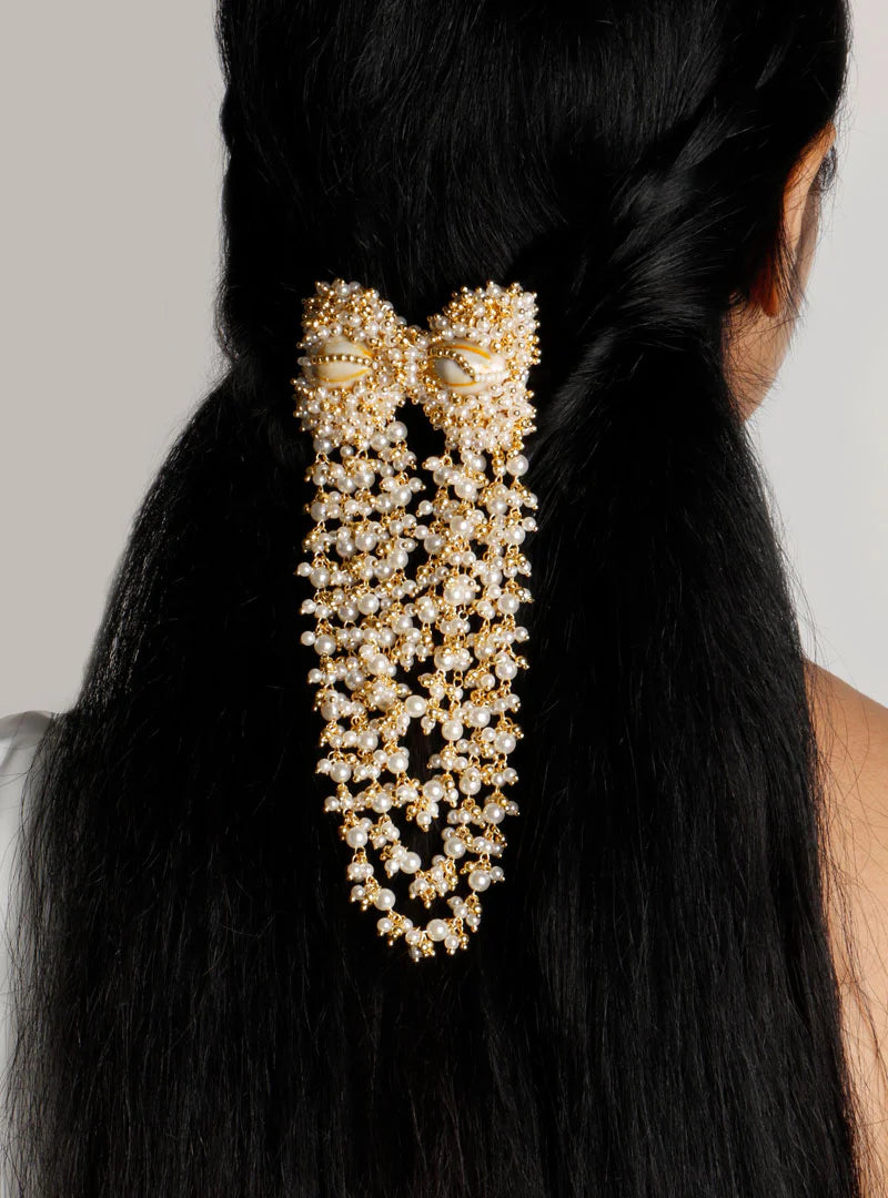 Choti Jadai Billai Hair Brooch Accessory