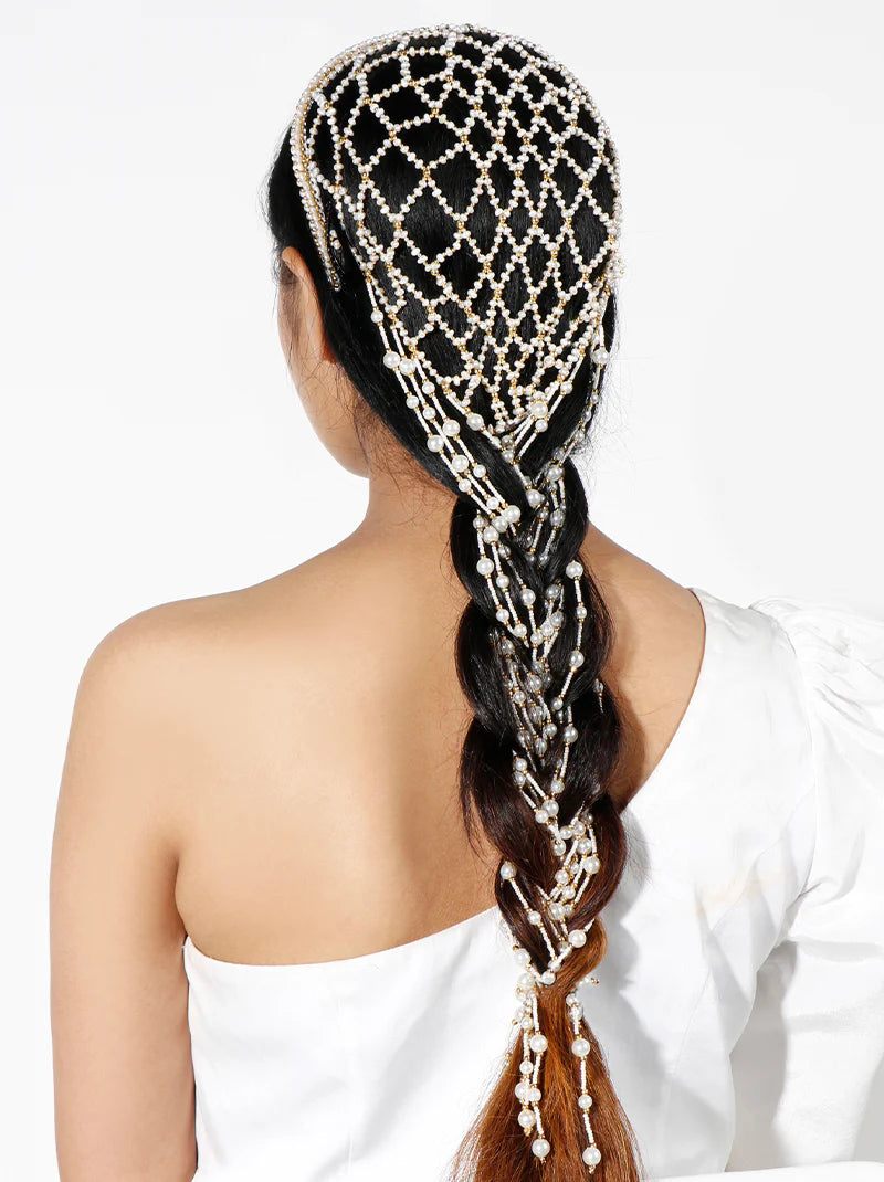 Bohemian Hair Band Braid Pearl Accessory