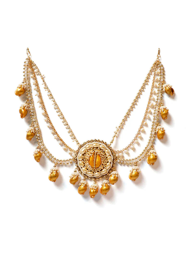 Elegant Choti Jadai Billai Hair Brooch