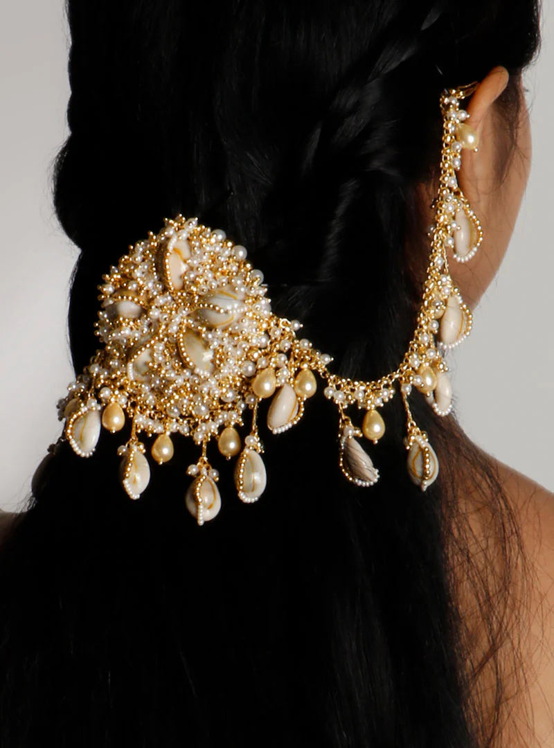 Beautiful Mattal Hair Brooch Accessory