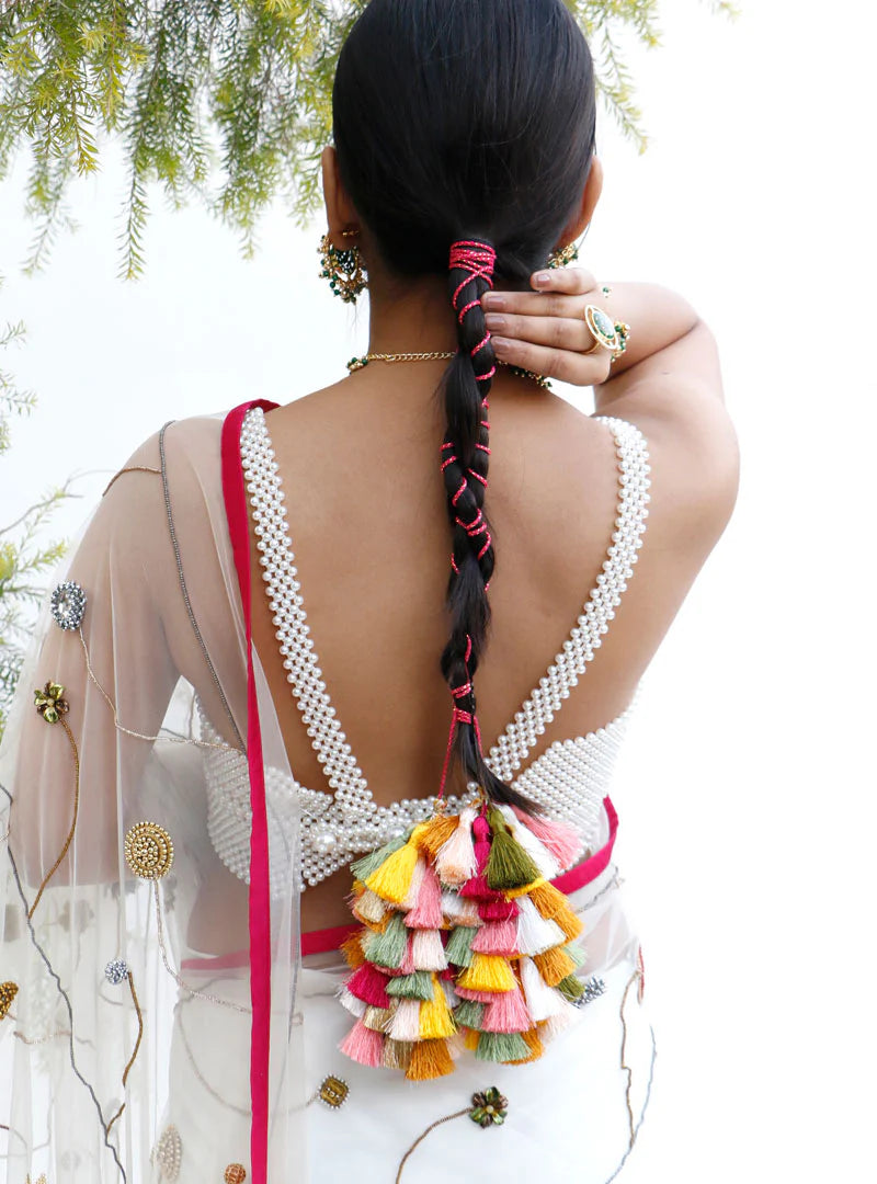 Colorful Tassel Kaleera For Haldi Mehendi Ceremony