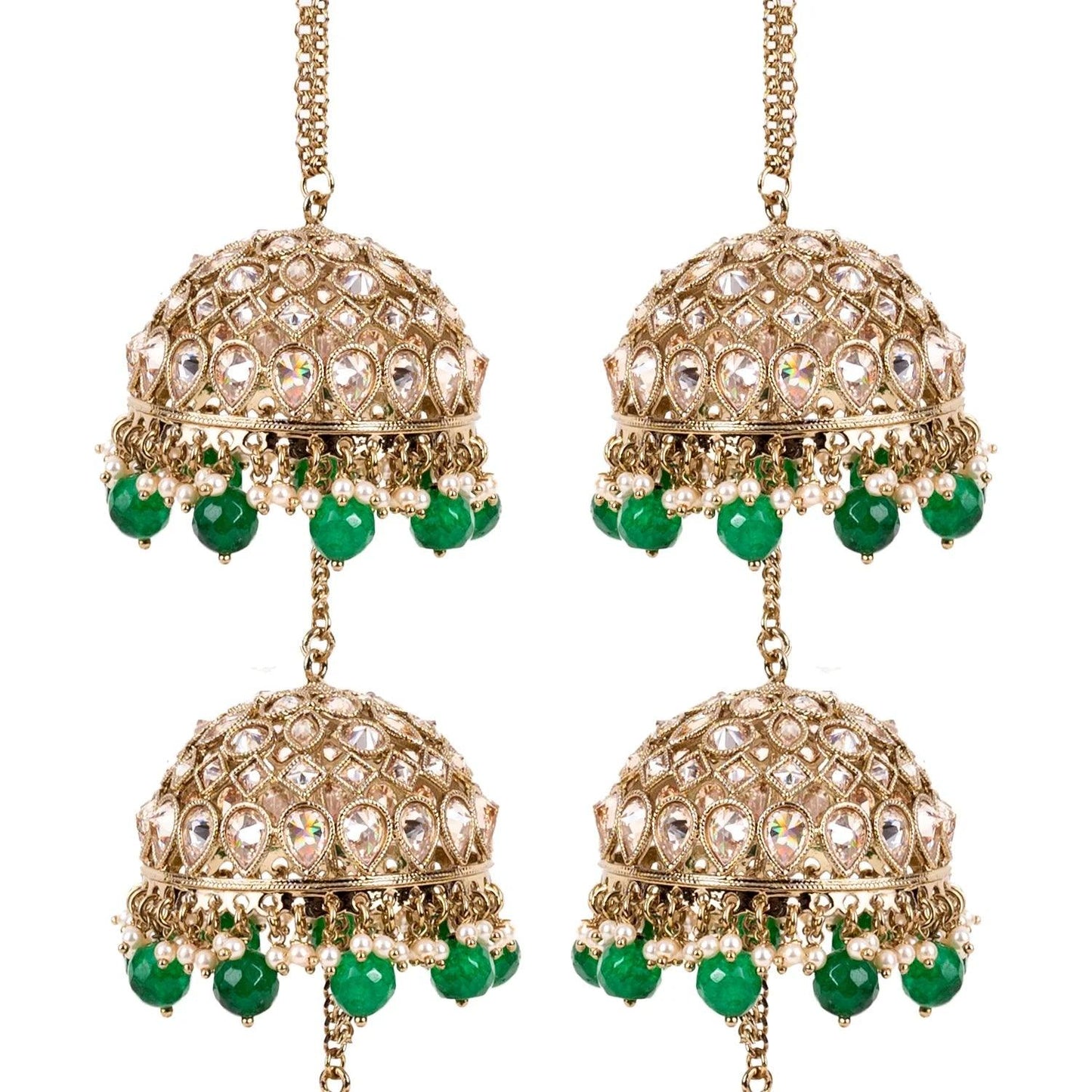 Green Bridal Kaleeras Wedding Bangle Charms Bridal Punjabi Kalira For Indian Wedding - JAI HO INDIA