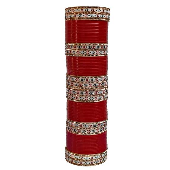 Bridal Chooda Wedding Bangles Set Punjabi Wedding Chuda Set For Indian Wedding - JAI HO INDIA