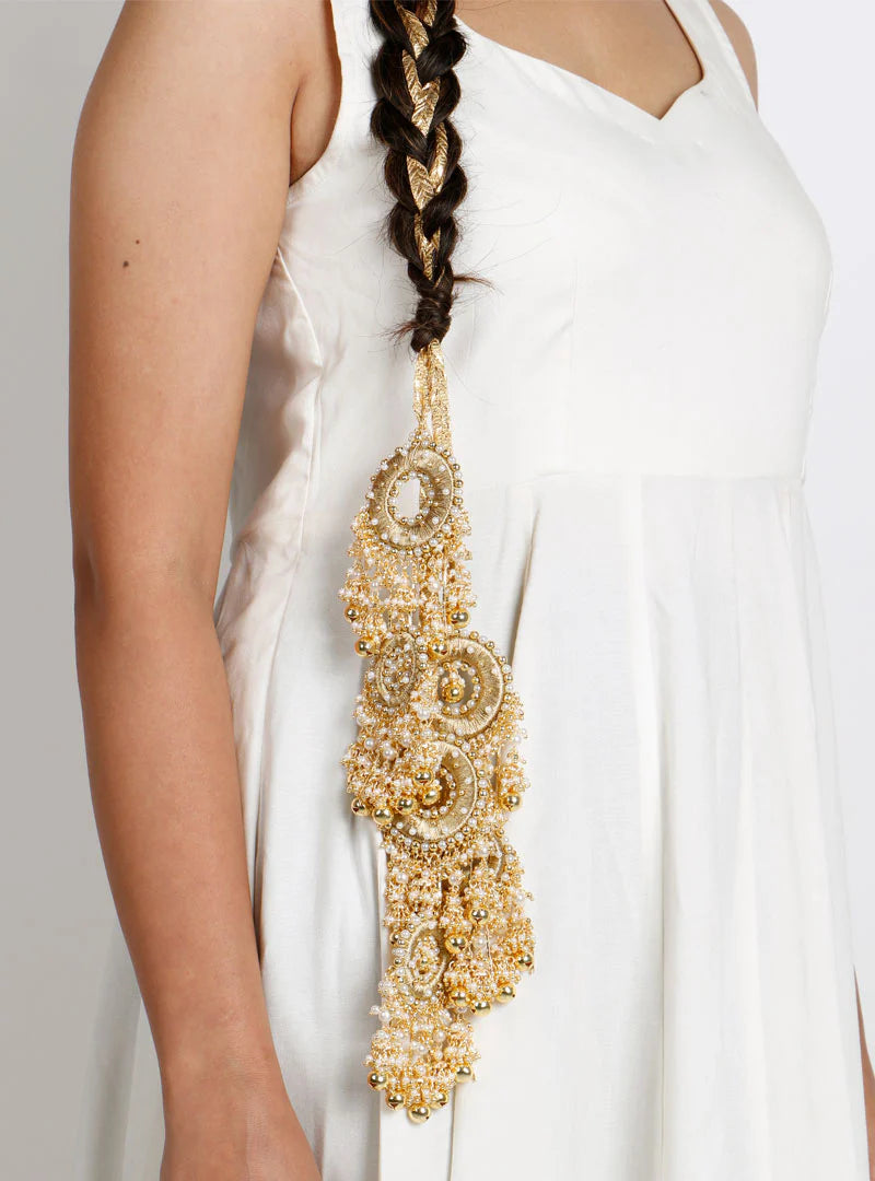 Traditional Heavy Ghungroo Parandi Hair Accessory