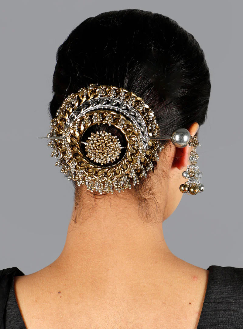 Ghungroo Bells Hair Bun