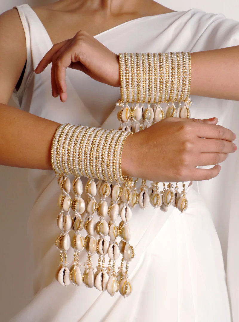Shells Dangle Hanging Kaleera Bangles