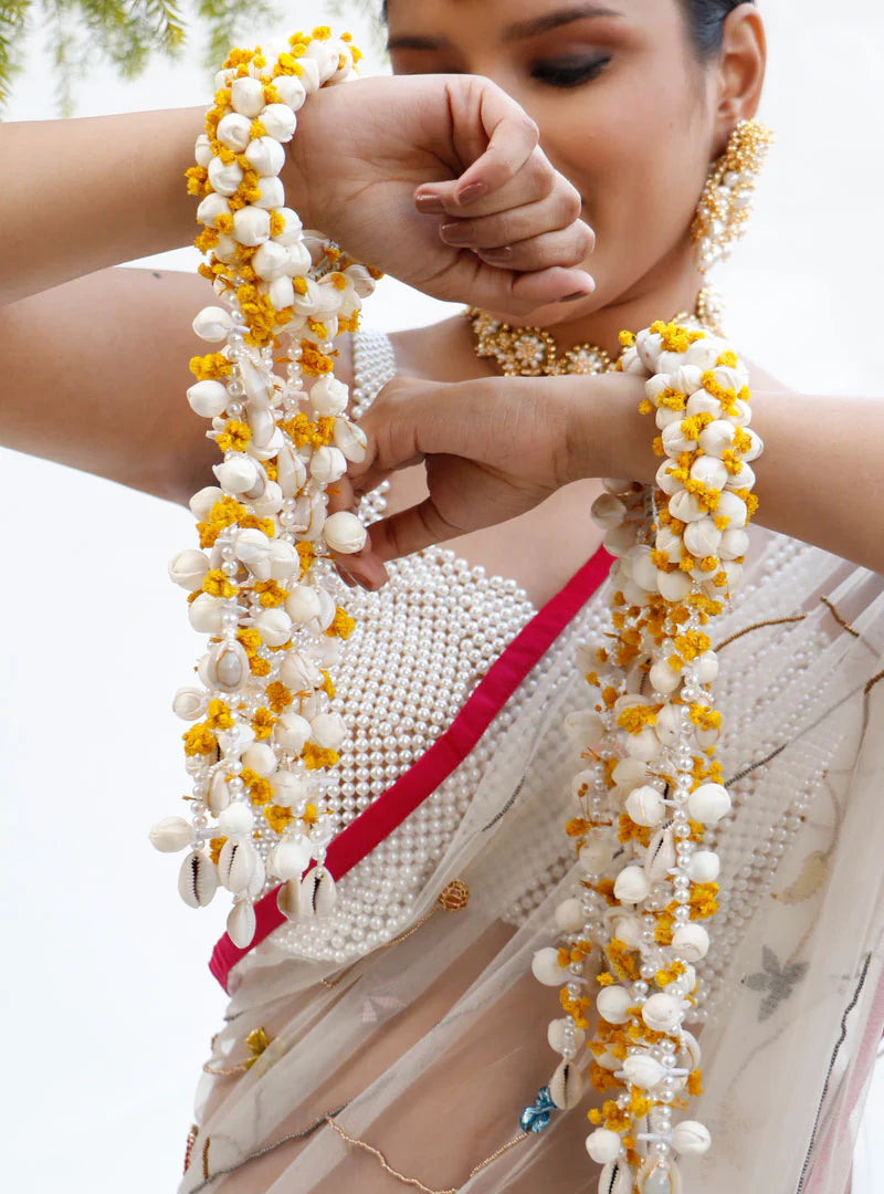 Beautiful Faux Floral Kaleera For Wedding/Haldi Ceremony