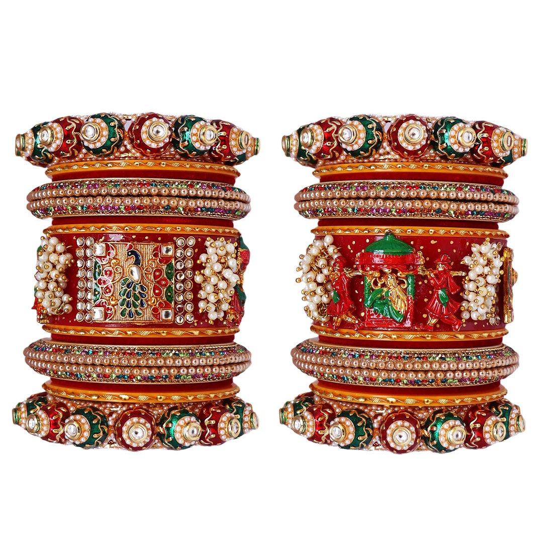 Bridal Choodas Wedding Bangles Set - JAI HO INDIA