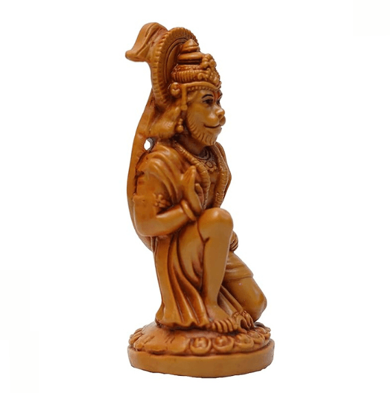 Lord Hanuman Idol For Car Dashboard In Resin 4.5 inches Hanuman Statue - JAI HO INDIA
