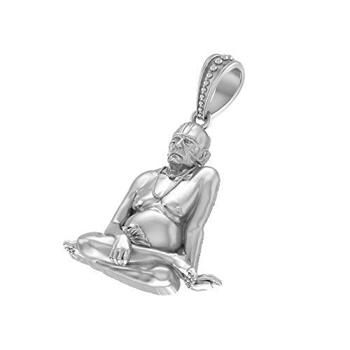 Swami Samarth Maharaj Sterling Silver Pendant - JAI HO INDIA