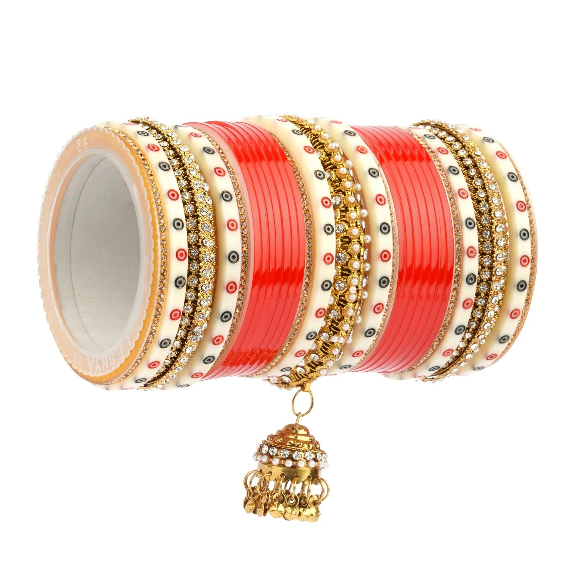 Chura With Charm Bridal Chooda Wedding Bangles Set Punjabi Wedding Chuda Set For Indian Wedding - JAI HO INDIA