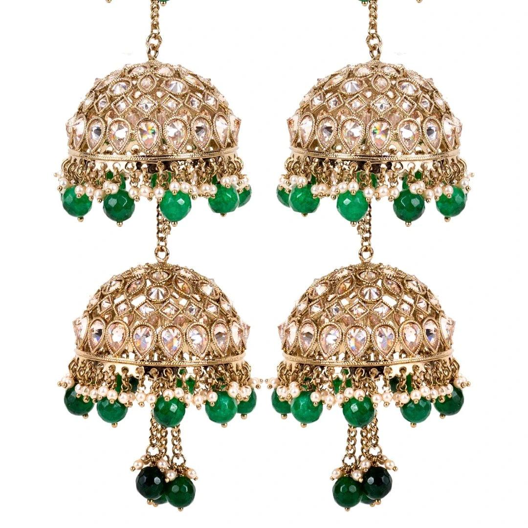 Green Bridal Kaleeras Wedding Bangle Charms Bridal Punjabi Kalira For Indian Wedding - JAI HO INDIA