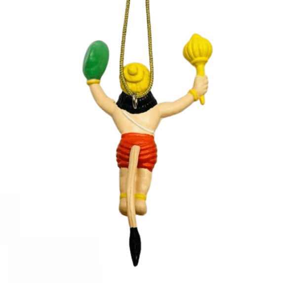Flying Hanuman Colorful Keychain Lord Hanuman For Car Hanging - JAI HO INDIA
