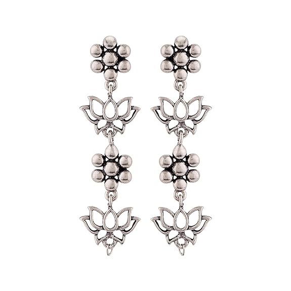 Traditional Indian Oxidized Earrings