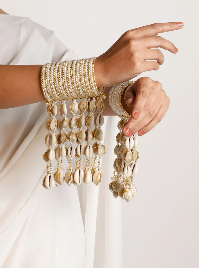 Shells Dangle Hanging Kaleera Bangles