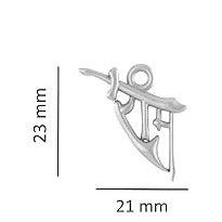 Shree Ram Sterling Silver Pendant - JAI HO INDIA