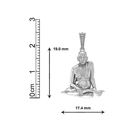 Swami Samarth Maharaj Sterling Silver Pendant - JAI HO INDIA
