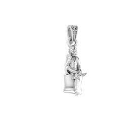 Shirdi Sai Baba Blessing Sterling Silver Pendant - JAI HO INDIA