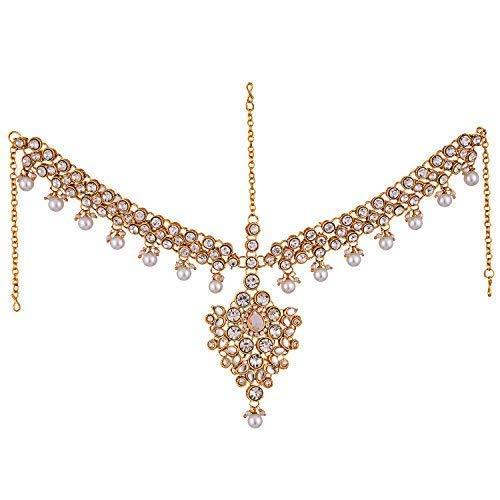 White Full Bridal Jewelry Set For Indian Wedding - JAI HO INDIA