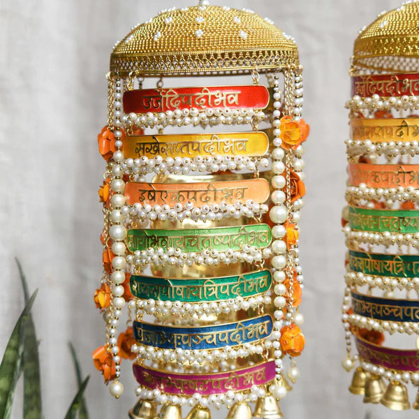 7 Vows Meenakari Bridal Kaleera With Vachans