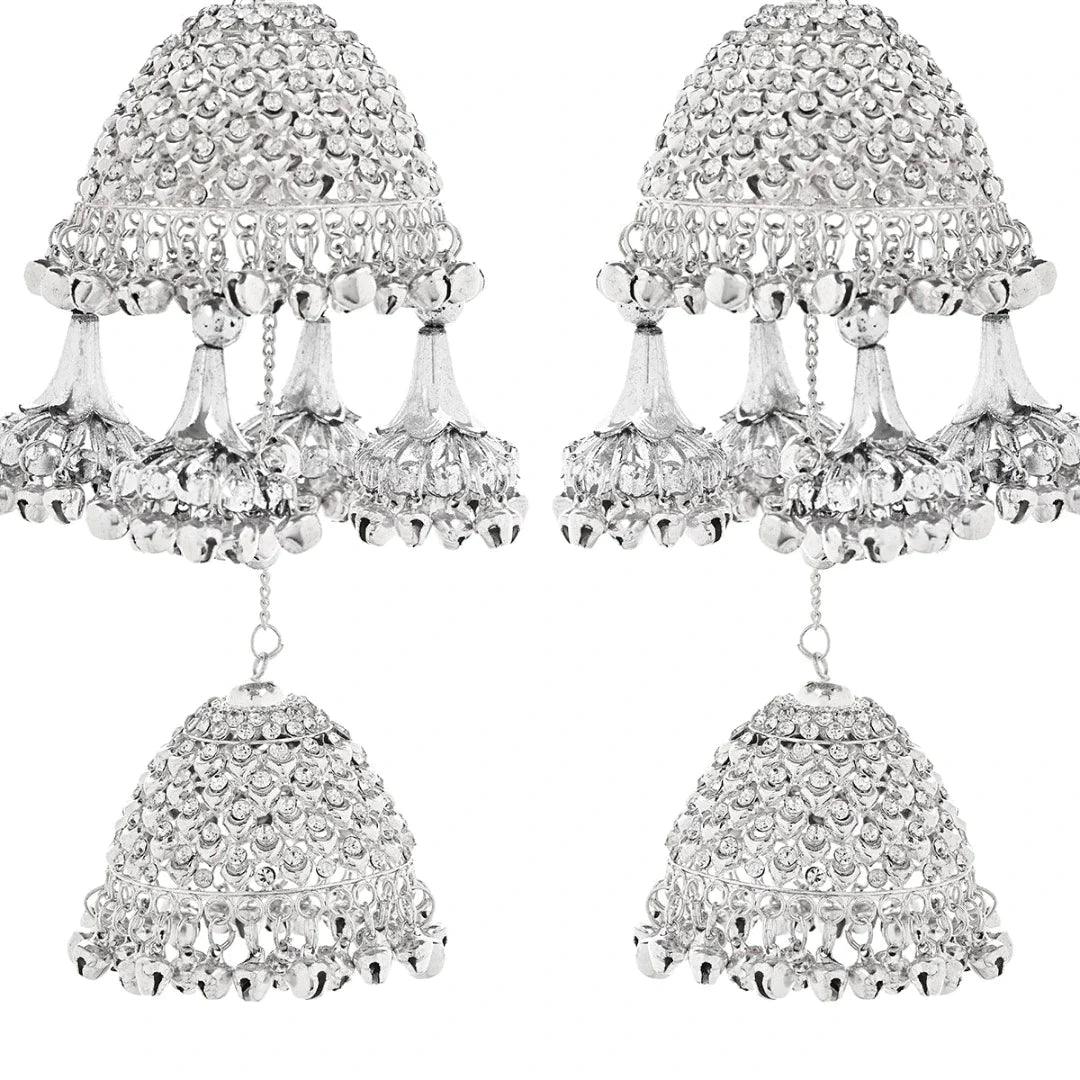 Silver Bridal Kaleeras Wedding Bangle Charms Bridal Punjabi Kalira For Indian Wedding - JAI HO INDIA