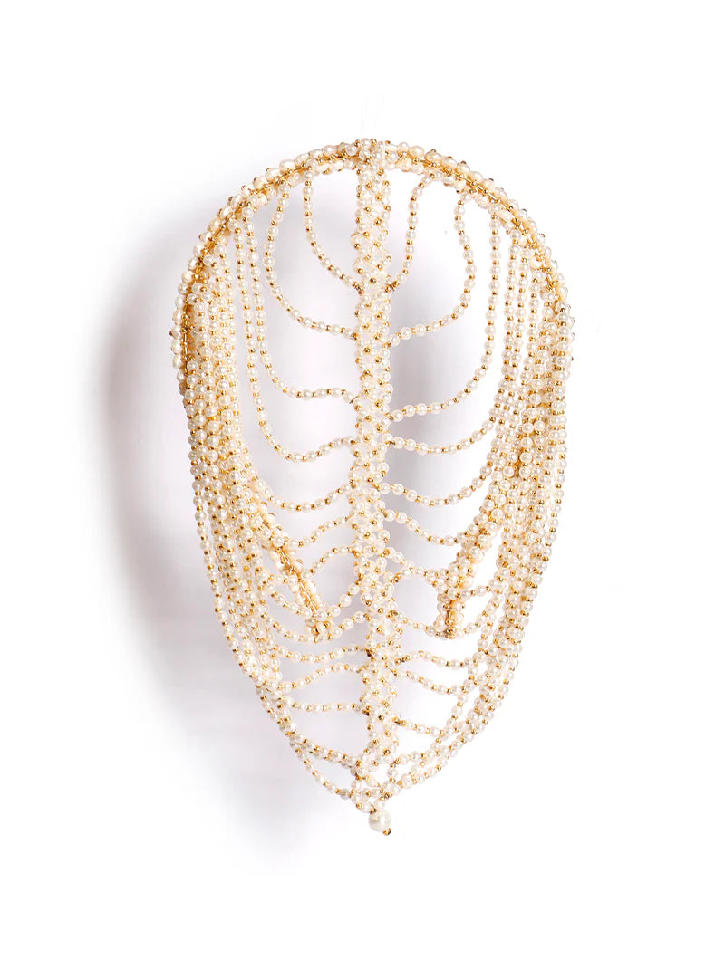 Bohemian Goddess Hair Band Pearl