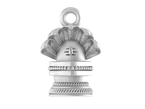 Shivling Sterling Silver Pendant - JAI HO INDIA