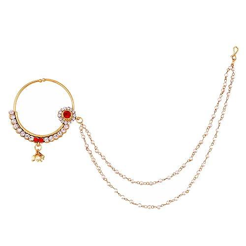 Red Full Bridal Jewelry Set For Indian Wedding - JAI HO INDIA