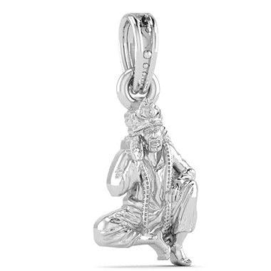 Shirdi Sai Baba Blessing Sterling Silver Pendant - JAI HO INDIA