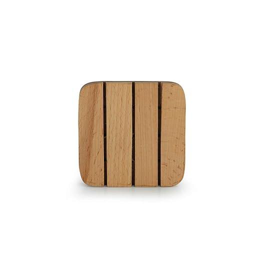 Wooden Coffee And Tea Coasters Set Of 4 Table Coasters Kitchen Decor - JAI HO INDIA