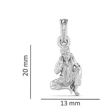 Shirdi Sai Baba Blessing Sterling Silver Pendant - JAI HO INDIA
