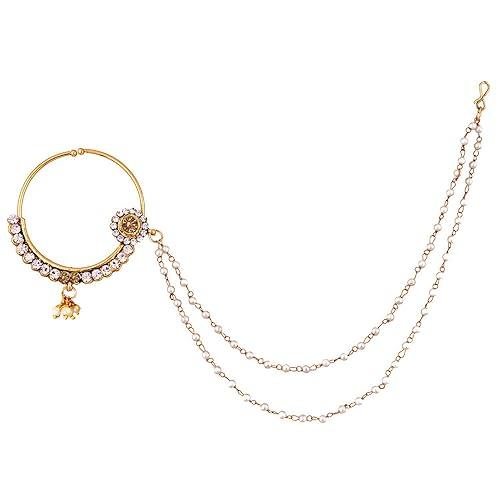 Peach Full Bridal Jewelry Set For Indian Wedding - JAI HO INDIA