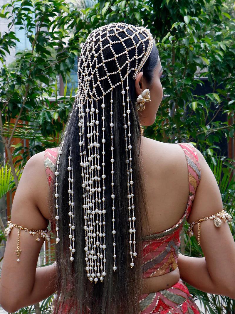 Bohemian Hair Band Braid Pearl Accessory