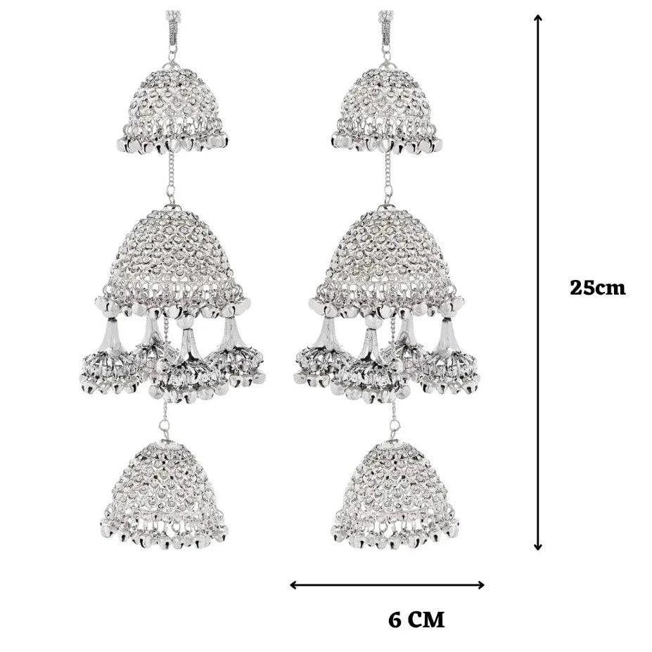 Silver Bridal Kaleeras Wedding Bangle Charms Bridal Punjabi Kalira For Indian Wedding - JAI HO INDIA