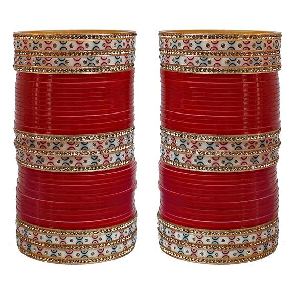Bridal Chooda Wedding Bangles Set Punjabi Wedding Chuda Set For Indian Wedding - JAI HO INDIA