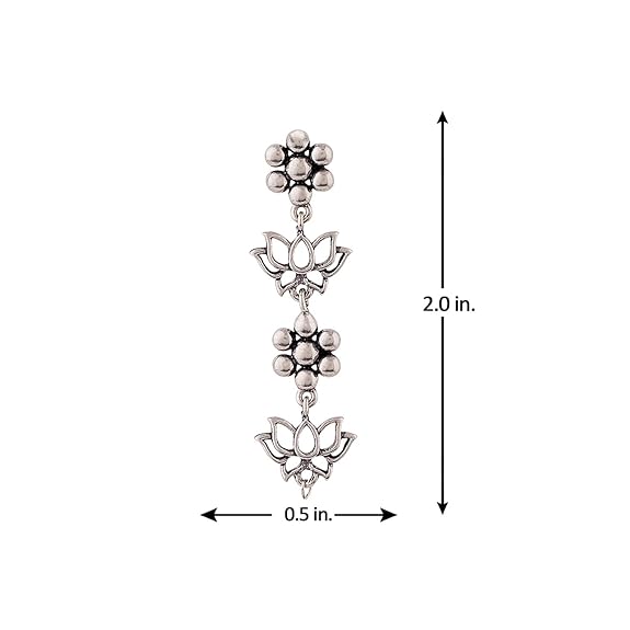 Traditional Indian Oxidized Earrings