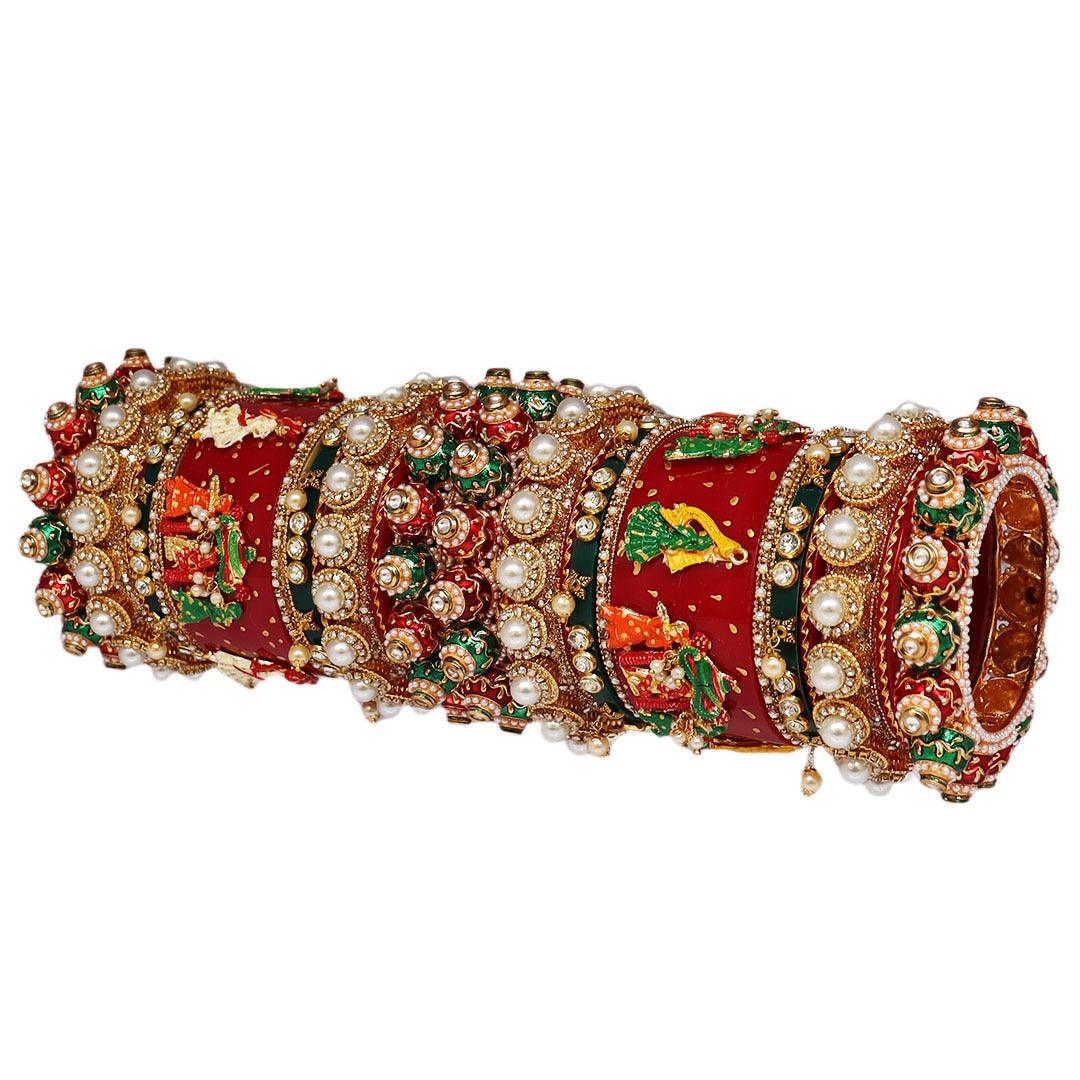 Unique Royal Bridal Chooda Wedding Bangles Set Punjabi Wedding Chuda Set For Indian Wedding - JAI HO INDIA