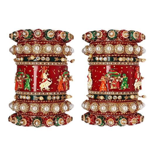 Punjabi Wedding Bridal Choodas Bangle Set - JAI HO INDIA