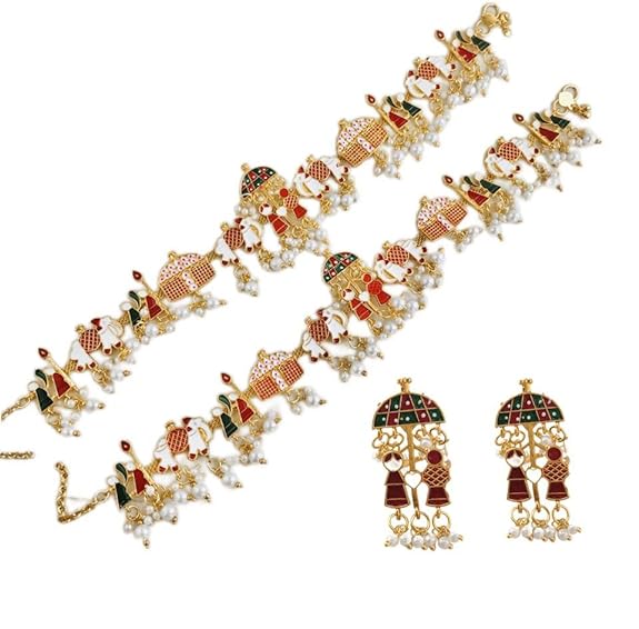 Indian Bridal Doli Payal Anklets For Wedding