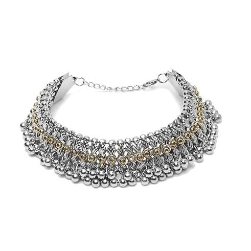 Silver Plated Bridal Anklets For Wedding
